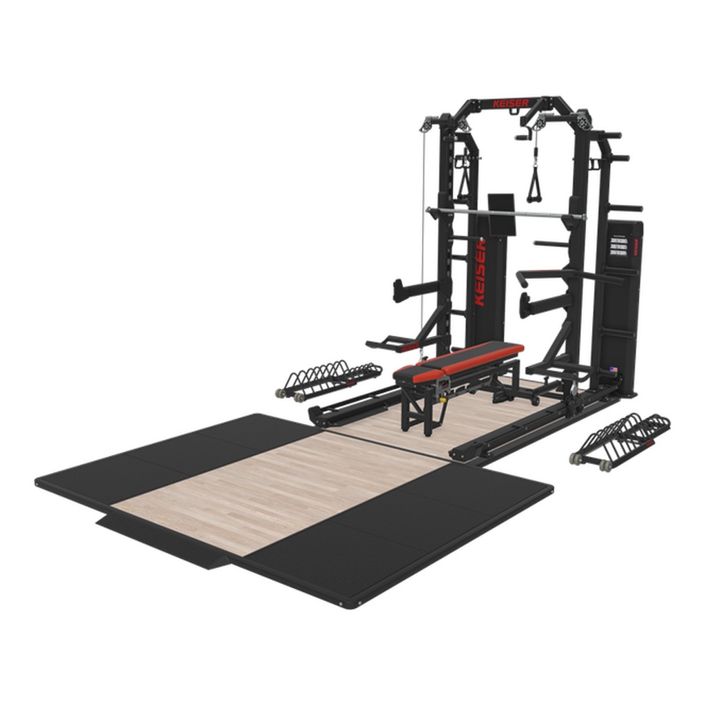 [Keiser__003105B4] Keiser A400 Half Rack Long Base 8'