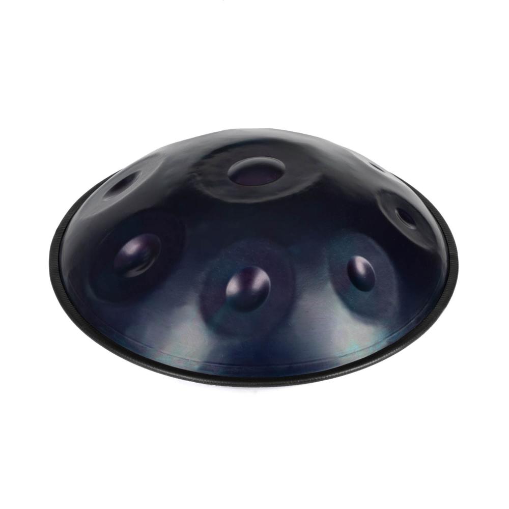 bodhi Handpan PRO, 9 tones D minor, 440 Hz, 56 cm, blue-black
